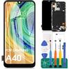 SRJTEK per Samsung Galaxy A40 Schermo LCD per Samsung A40 Sostituzione dello Schermo A405 Display LCD SM-A405F Touch Digitizer Assembly SM-A405S Riparazione Parti Kit (Nero con Cornice Non Originale)