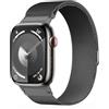 AMSKY Originale Loop Maglia Milanese Compatibile con Cinturino Apple Watch 44 mm 40mm 46mm 41 mm 45mm 42mm 38mm 49mm, Magnetico Metallo Acciaio per iWatch Se Ultra Series 10 9 8 7 6 5 4 3 2 1