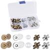 MaoXinTek Bottoni Magnetici per Borse, Snap Magnetico Metallico 14mm e 18mm per Fai da Te Artigianale Cucito Fermaglio per Artigianato Borse e Abiti in Pelle (20 Set)