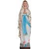 OVUNQUE PROTEGGIMI Statua Madonna di Lourdes CM 20, in Polvere di marmo, per Interni ed Esterni, Statuetta della Madonnina Realizzata artigianalmente in Toscana.