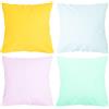 Amilian Set di 4 cuscini decorativi con imbottitura, cuscino decorativo; cuscino decorativo con federa; cuscino per divano per camera da letto, soggiorno, bambini, federa 40 x 40 cm, set da 21