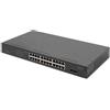 Digitus Switch di Rete Gigabit a 24 Porte 19 Pollici Non Gestito 2 Porte Uplink Sfp