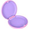 Disnace Contenitore per Protesi Dentarie, Caso per Dentiera, Custodia Bite Dentale con Chiusura Magnetica (Rosa)