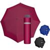 Doppler Ombrello Mini Light Up Reflex in rosa I Ombrello con bordo riflettente I Ombrello tascabile portatile I Mini ombrello con borsa portaombrelli I Ombrello tascabile leggero da viaggio