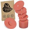 MySweetStitch | Cerotti per Dexcom G7 con FORO DI VENTILAZIONE | Impermeabili, traspiranti e delicati sulla pelle | Made in Germany | Esterno Ø 65mm, interno Ø 4mm | Coral | 25 pezzi