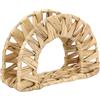BSTKEY Portatovaglioli in giacinto d'acqua naturale, intrecciato a mano, in vimini, per cucina, ristorante, piano di lavoro, GYL0596