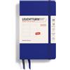LEUCHTTURM1917 370783 Agenda settimanale 2025, Pocket A6 copertina rigida - Agenda da 12 mesi, a righe - Ink, inglese