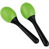 Nino Percussion NINO569GG - Coppia di maracas di plastica, colore verde