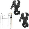 LODMOD Supporto per bastone universale per deambulatore, deambulatore, sedia a rotelle, accessori universali per staffa, 3,3 cm, 2 pezzi