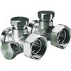 SOMATHERM FOR YOU, 601521401, Valvola h mono/bitubo collegamento a terra 3/4ek-3/4 per radiatore con rubinetteria integrata, Riscaldamento, Accessori per Radiatore