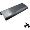 M4TEC M4TE Maniglie a Profilo per Armadietti da Cucina, Tiranti per Cassetti da Credenza, Maniglie Nascoste per Camera Da Letto Antracite spazzolato. Serie VD3: 64 mm PA