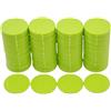 Smartdealspro - Set di 100 contatori in plastica opaca, 25 mm, con scatola portaoggetti (Verde Chiaro)