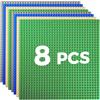 HUIZDQ piastra di base a blocco classico da 8 pezzi, compatibile al 100% con tutte le principali marche, con borchie 32 X 32(25 X 25cm),quadricromia