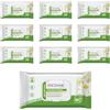 Cleanic - Carta igienica umidificata - Con Estratto di Camomilla - Carta igienica lavabile - Salviette umidificate per la pulizia intima - Delicate per la pelle sensibile - 80x10 Pezzi