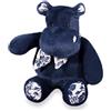 Histoire d'ours - Peluche Ippopotamo - Hippo Bandana - Blu marino - 22 cm - Morbido e carino peluche per i Calins - Idea regalo di nascita e compleanno per bambini - HIPPO - HO3178