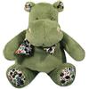 Histoire d'ours - Peluche Ippopotamo - Hippo Bandana - Verde - 22 cm - Morbido e carino peluche per i Calini - Idea regalo di nascita e compleanno per ragazza e ragazzo - HIPPO - HO3177
