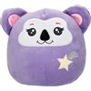 Depesche 13041 Ylvi Swoppies - Koala di Peluche Viola, con Effetto Luce, Stella cadente e Orecchie Rotonde, Alto Circa 20 cm.