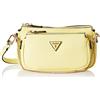 GUESS Noelle DBL Pouch Crossbody, Borsa Donna, Yellow, Unica