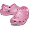 Crocs Classic Glitter Clog T, Zoccoli Unisex - Bambini e Ragazzi, Pink Tweed Glitter, 24/25 EU