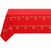 THUN, Tovaglia Natalizia 10-12 Posti in 100% Cotone, Linea Desideri di Natale, Idea Regalo, 150x250 cm