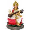 alikiki Statua della dea indù Saraswati, 21,8 cm H Saraswati, scultura indiana Diwali Pooja Articolo Murti Regali per uomo indiano donna amici famiglia Diwali Regali casa ufficio Mandir Tempio Puja Decor