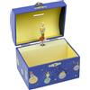 TROUSSELIER - Il piccolo principe. Saint Exupéry - Salvadanaio con lucchetti e scatola per tesori musicali, ideale come regalo per bambini, musica per la primavera di Vivaldi, colori blu