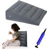 ZHYUAN Cuscino gonfiabile per divano,Cuscino a cuneo,Cuscino triangolare,Cuscino gonfiabile portatile,Cuscino triangolare gonfiabile,Cuscinetto a cuneo,Ridurre la contropressione,cuscino a forma di cuneo