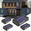 YUNYODA 4Pezzi Applique Solare da Esterno,10LED Luci Solari da Giardino per Esterni,IP65 Impermeabile LED Lampada Solari Esterno da Parete, Luci Esterni Energia Solare Decorative per Giardino,Patio,Recinzione