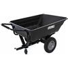 GeoTech TC3080PL - carrello trainato per trattorino - rimorchio con vasca in plastica - 121x93(h 29 cm)