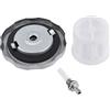 Cancanle Tappo del Serbatoio Carburante Serbatoio Giunto Filtro Filtro Kit per Honda GX270 GX340 GX390 Generatore Motore