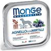 Monge Dog Agnello Mirtilli 150 gr Monoproteico Grain Free Umido per Cani