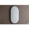 Vanità & Casa Vanità&casa - AVIOR OVAL specchio ovale con tecnologia ghost frame : Colori specchi Vanità - Bianco