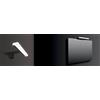Vanità & Casa Vanità&casa - RAY ALUMINUM lampada a LED 4000K con braccetto in alluminio : Colori specchi Vanità - Alluminio cromato, Dimensioni specchio - L300*P145*H40