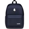 Invicta Zaino Scuola Carlson Plain, Blu, Mono Scomparto Con Tasca Porta PC o Tablet e Tasca Porta Borraccia, Per Superiori, Università e Viaggio, Unisex