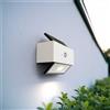 Applique LED Solare Bianca, Rettangolare, con Sensore di Movimento Bianco Naturale 4.000K