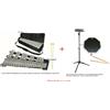 COMET METALLOFONO CROMATICO COMET 301810 + PAD 10" ALLENATORE CON SUPPORTO + BACCHETTE