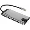 Verbatim USB-C Multiport Hub USB 3.1 Gen 1 / USB 3.0x3 / HDMI / SDHC / MicroSDHC / RJ45