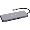 Verbatim USB-C Pro Multiport Hub 13 Port CMH-13 (2 x HDMI - DP - RJ45 - USB-A 3.2 Gen2 - 3 x USB-A 3