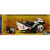 Hot Wheels Modellino Batcycle Sidecar 1:12 Batman e Robin 1966 Hot Wheels Limited Edition