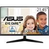 ASUS VY229Q Monitor Eye Care da 22" pollici (21.45) FHD (1920 x 1080), IPS 75Hz, Tempo di Risposta 1ms, FreeSync, Color Augmentation, Rest Reminder, Filtro Luci Blu, Anti-sfarfallio, DisplayPort, Nero