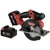 Milwaukee 4933459193 M18 FMCS-502X-Sega Circolare in Metallo con 2 batterie da 5,0 Ah in Scatola HD, Colore: Rosso, 18 V, Red