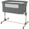 Kikka Boo KIKKABOO Culla Fianco Letto co Sleeping AMARIS DARK GREY