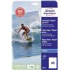 Avery Zweckform Avery 2415 Carta Fotografica Patinata Lucida 160 g Inkjet A4 20+20 FF, Bianco