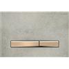 Geberit Placca Geberit Sigma50 Square Effetto Cemento / Oro Rosso Doppio Tasto | 115.670.JV.2 Oro Rosso