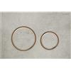 Geberit Placca Geberit Sigma50 Round Effetto Cemento / Oro Rosso Doppio Tasto | 115.650.JV.1 Oro Rosso