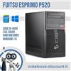 FUJITSU ESPRIMO P520 Core i5-4590 Ram 8gb SSD 240gb Win10 Computer PC GRADO A-