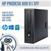 HP Computer HP ProDesk 600 G1 SFF CPU Core i5-4570 SSD 240gb Ram 8gb Win10 GRADO A-