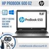 HP Probook 650 G2 Core i7-6820HQ Ram 8gb SSD 240gb Win10 Notebook 15,6" PC