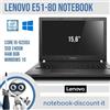 Lenovo E51-80 Core i5-6200u Ram 8gb SSD 240gb Win10 Notebook 15,6" GRADO B