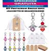 Visita lo di PandaHall Set portachiavi Angelo 20 pcs + sacchetti ciondoli Angelo Bomboniere x regali